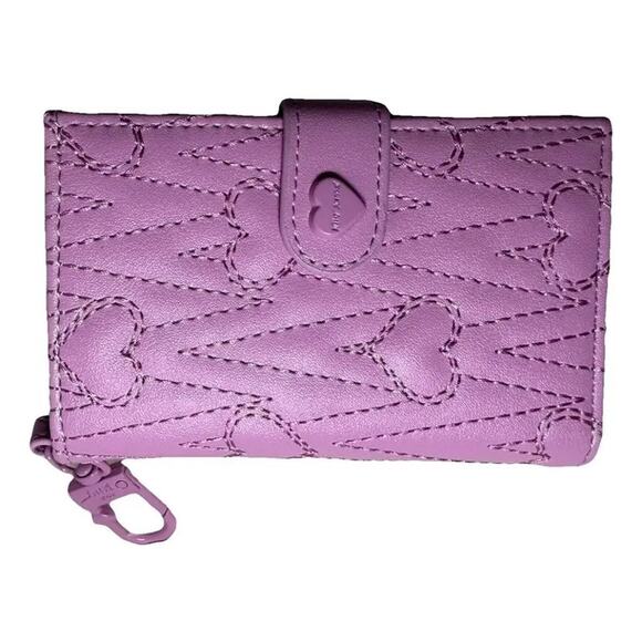 Betsey Johnson Small Card Holder PINK - Picture 1 of 9